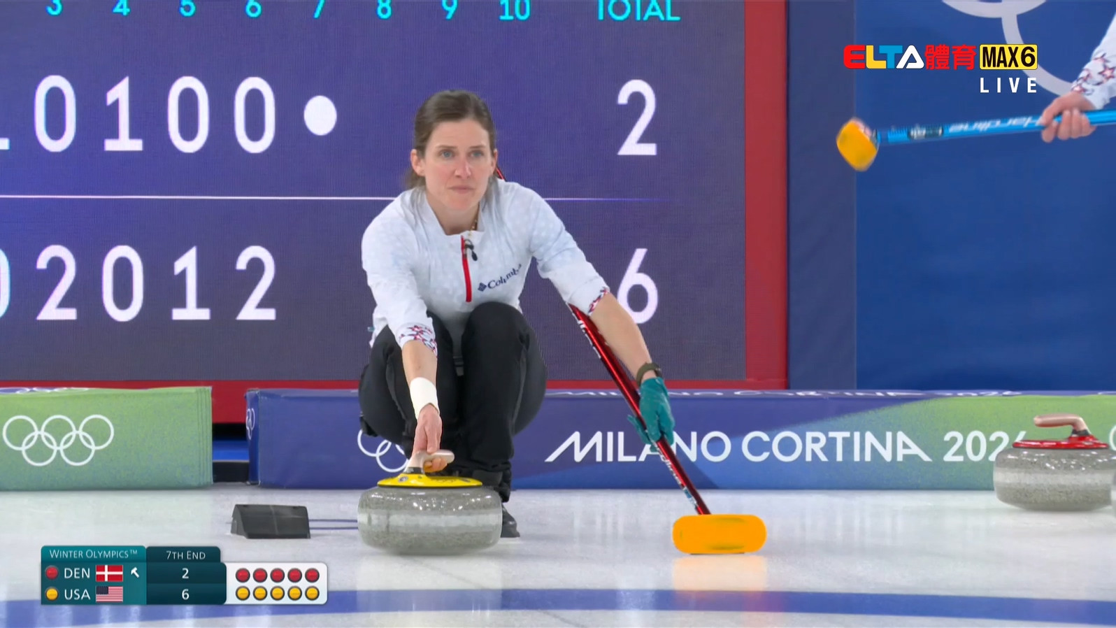 2/17 冬季奧運 丹麥VS美國 冰壺 女子預賽(原音)