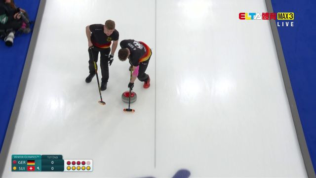 2/18 冬季奧運 德國VS瑞士 冰壺 男子預賽 (原音)