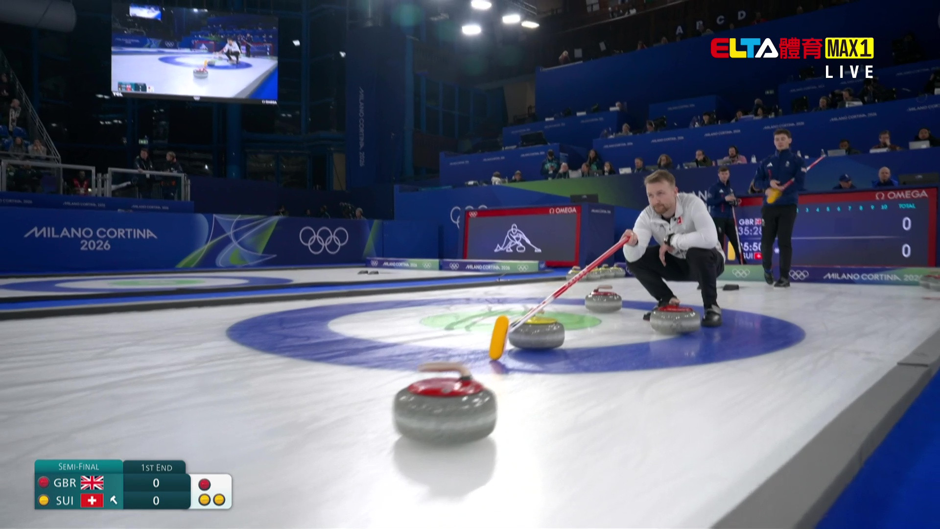 2/20 冬季奧運 瑞士VS英國 冰壺 男子四強(原音)