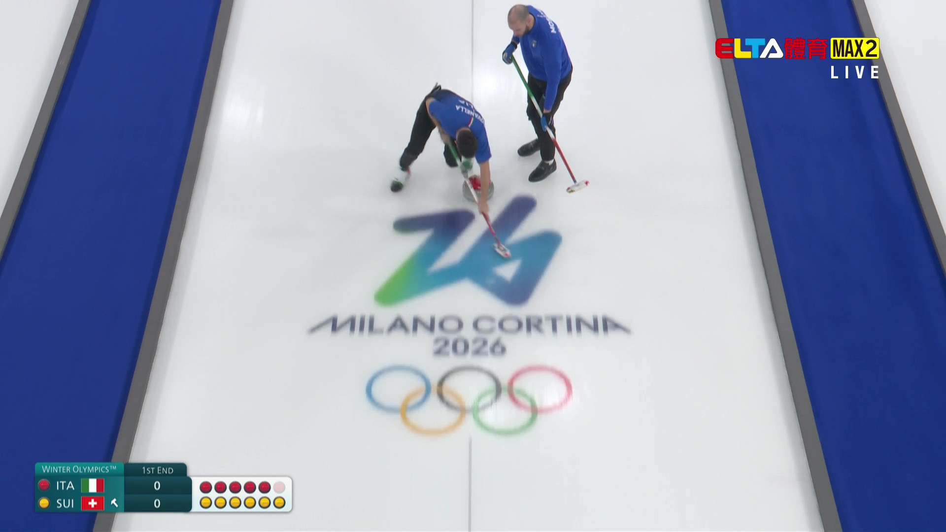 2/19 冬季奧運 義大利VS瑞士 冰壺 男子預賽(原音)