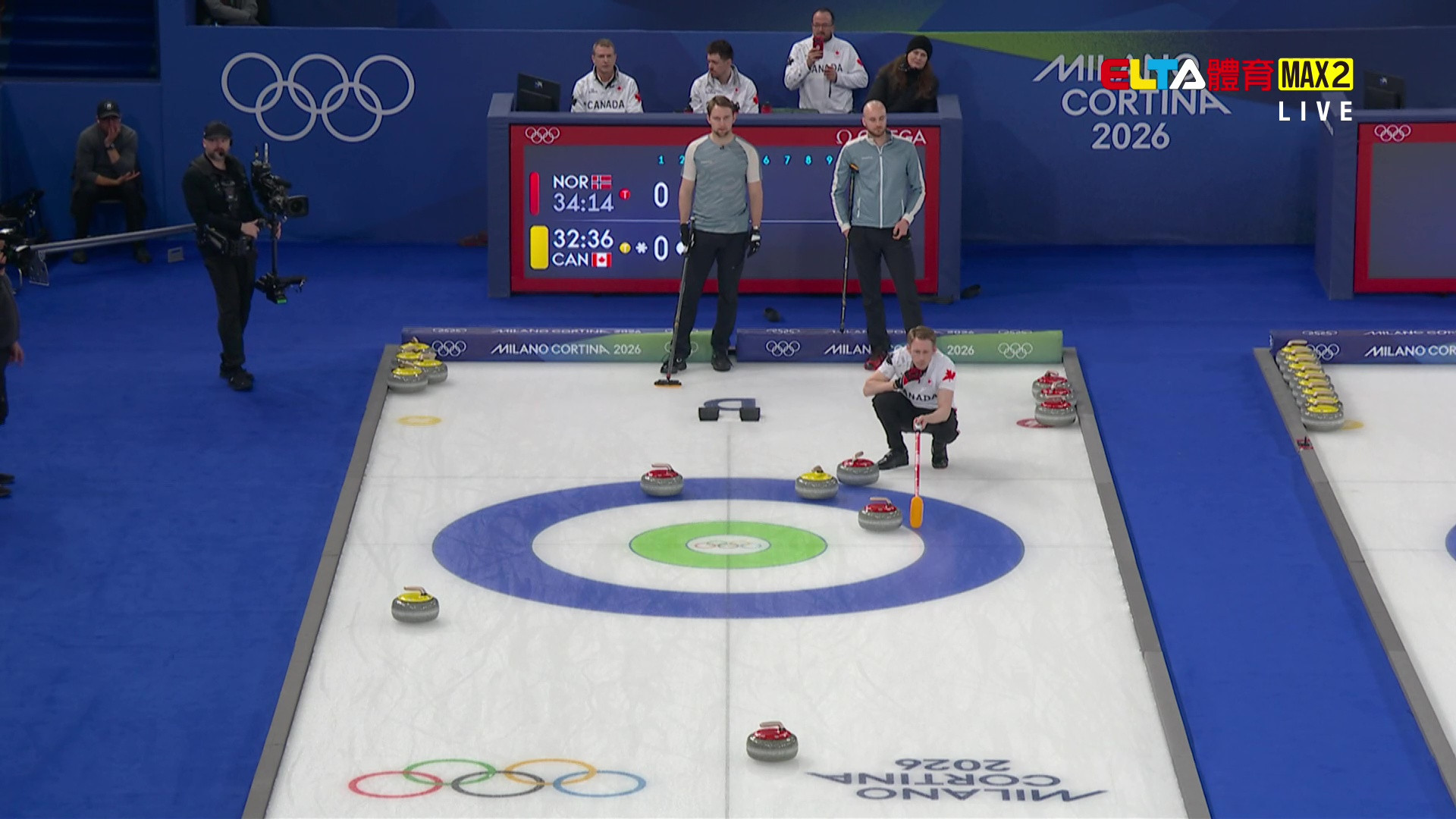 2/20 冬季奧運 加拿大VS挪威 冰壺 男子四強(原音)