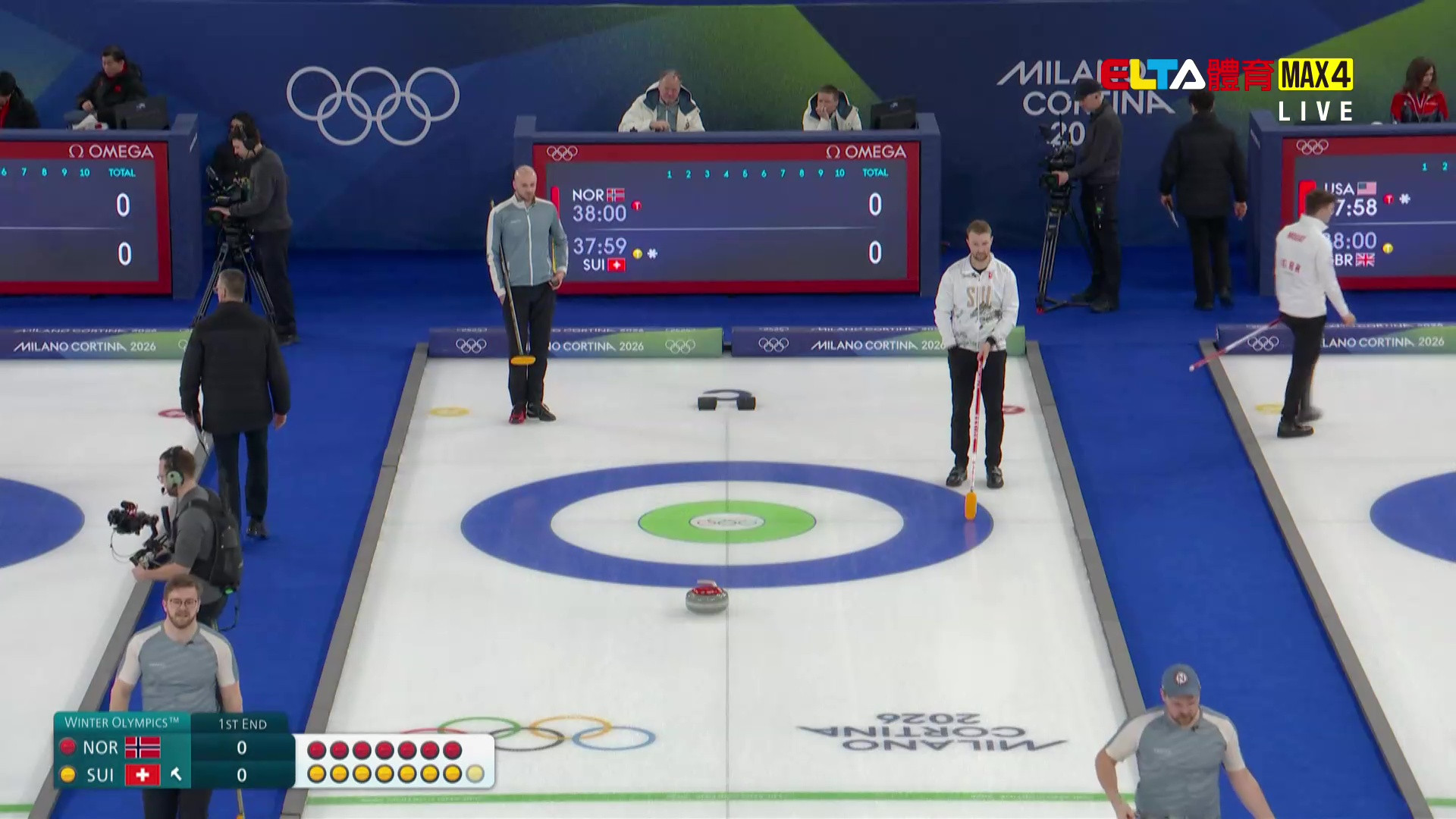2/18 冬季奧運 挪威VS瑞士 冰壺 男子預賽(原音)