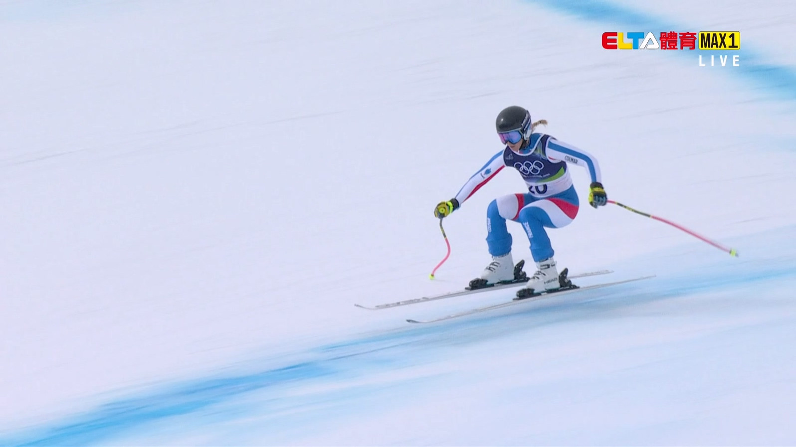 2/10 冬季奧運 高山滑雪 女團超級兩項決賽(下坡道)(原音)