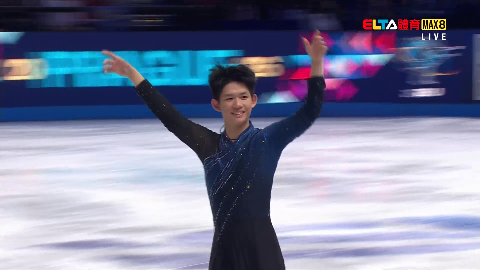 3/26 ISU世界花式滑冰錦標賽 男子短曲 李宇翔(國際訊號英語原音無廣告)