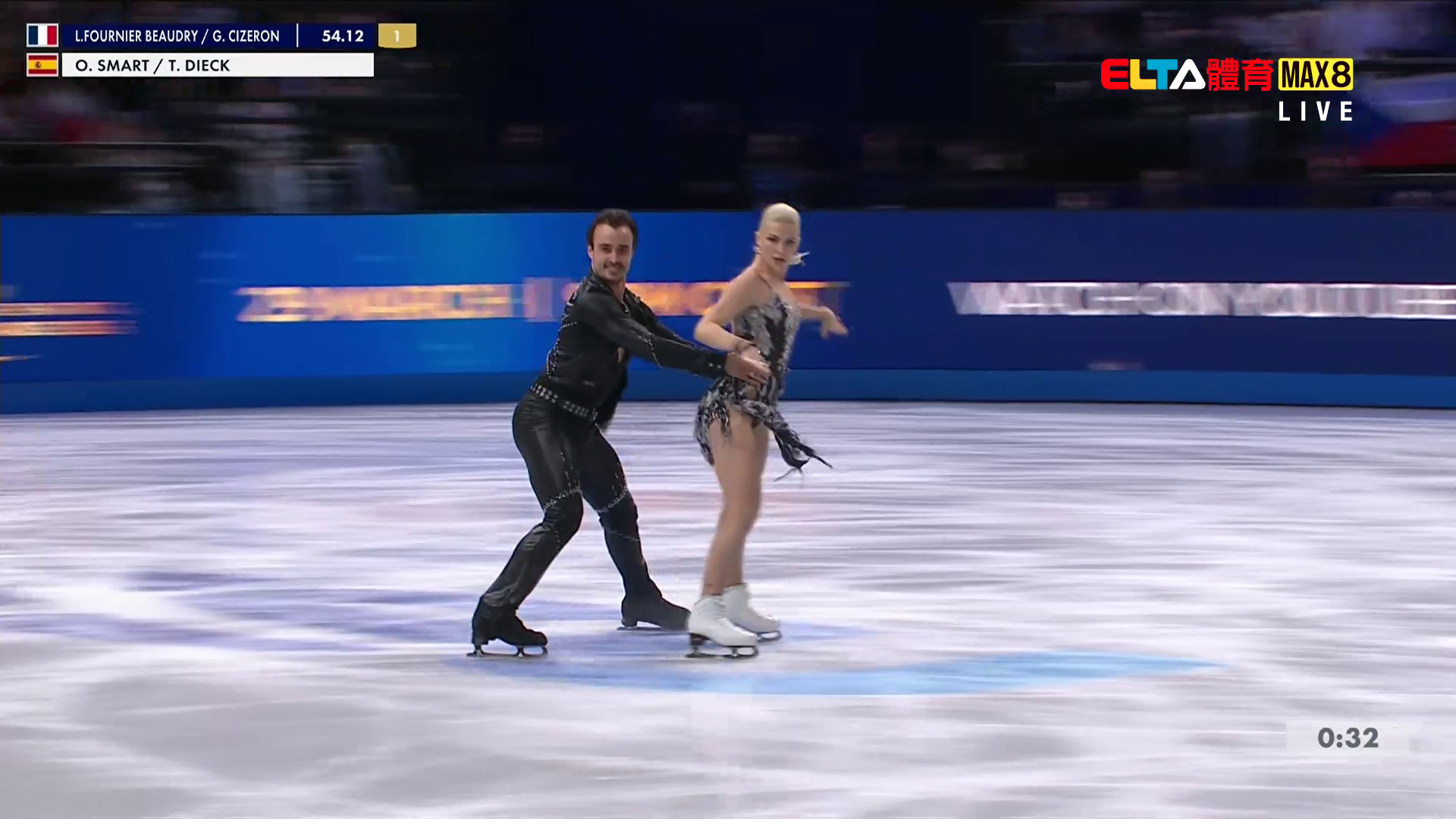 3/27 ISU世界花式滑冰錦標賽 冰舞短曲(國際訊號英語原音無廣告)