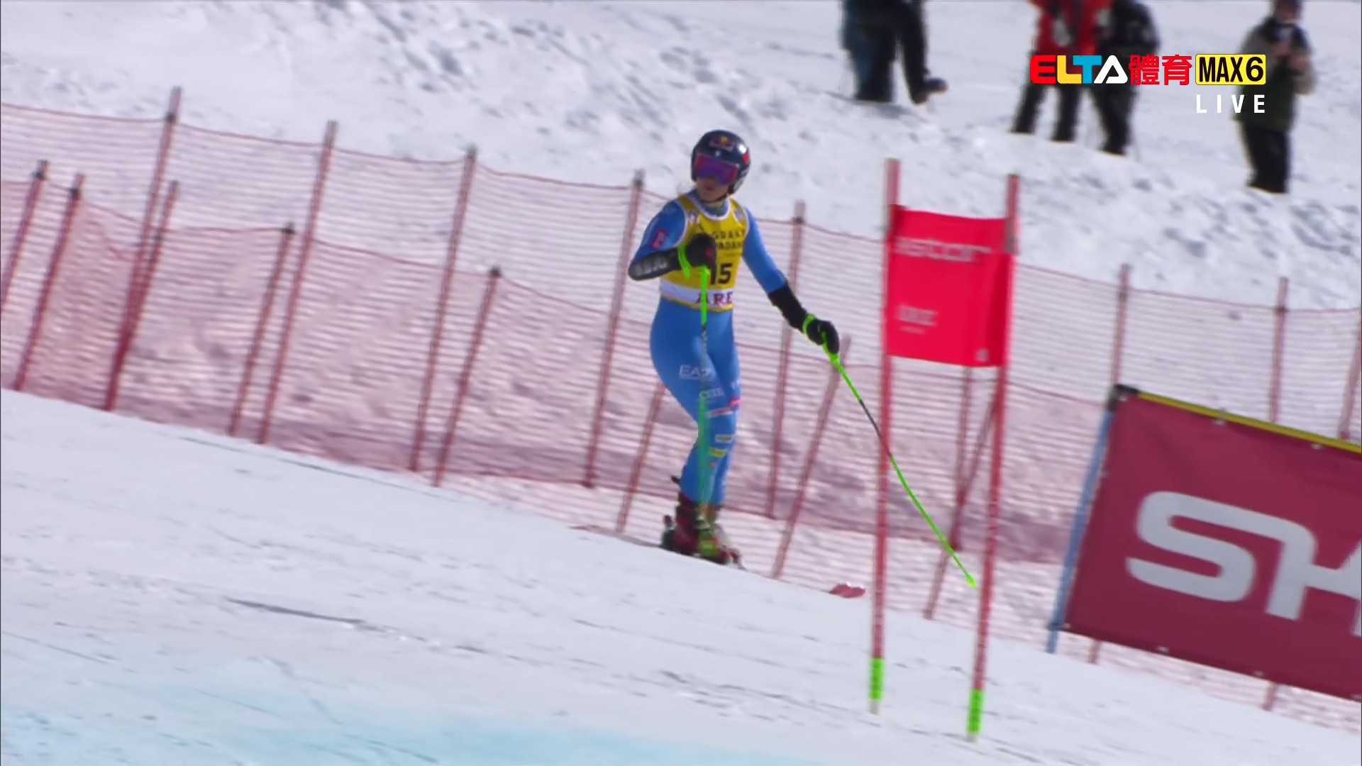 3/14 FIS高山滑雪世界盃 瑞典站 女子大曲道賽第2趟(原音)