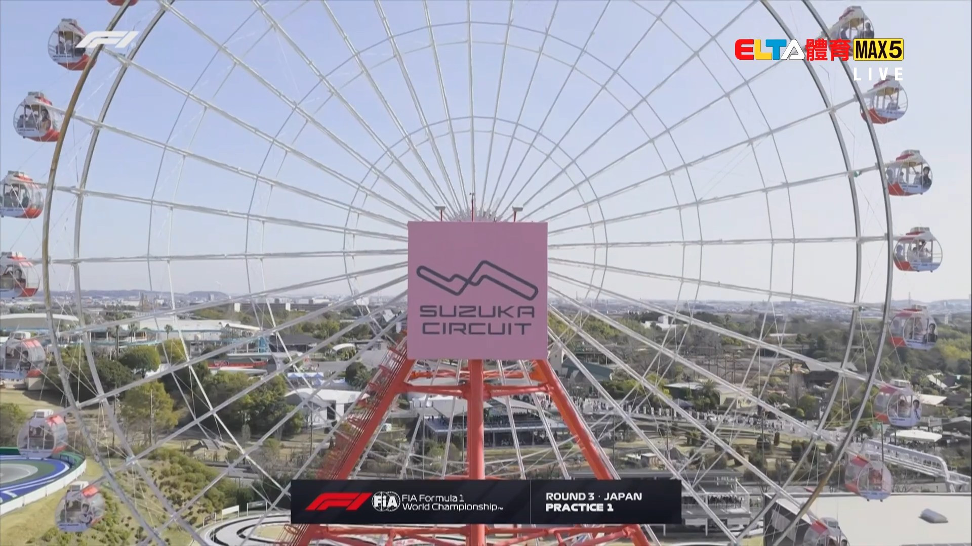 3/27 F1 日本站 第1節自由練習 (英文解說原音)