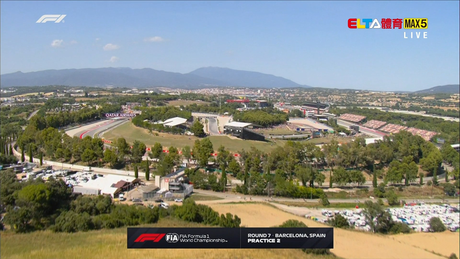 6/12 F1 加泰隆尼亞站 第2節自由練習 (英文解說原音)