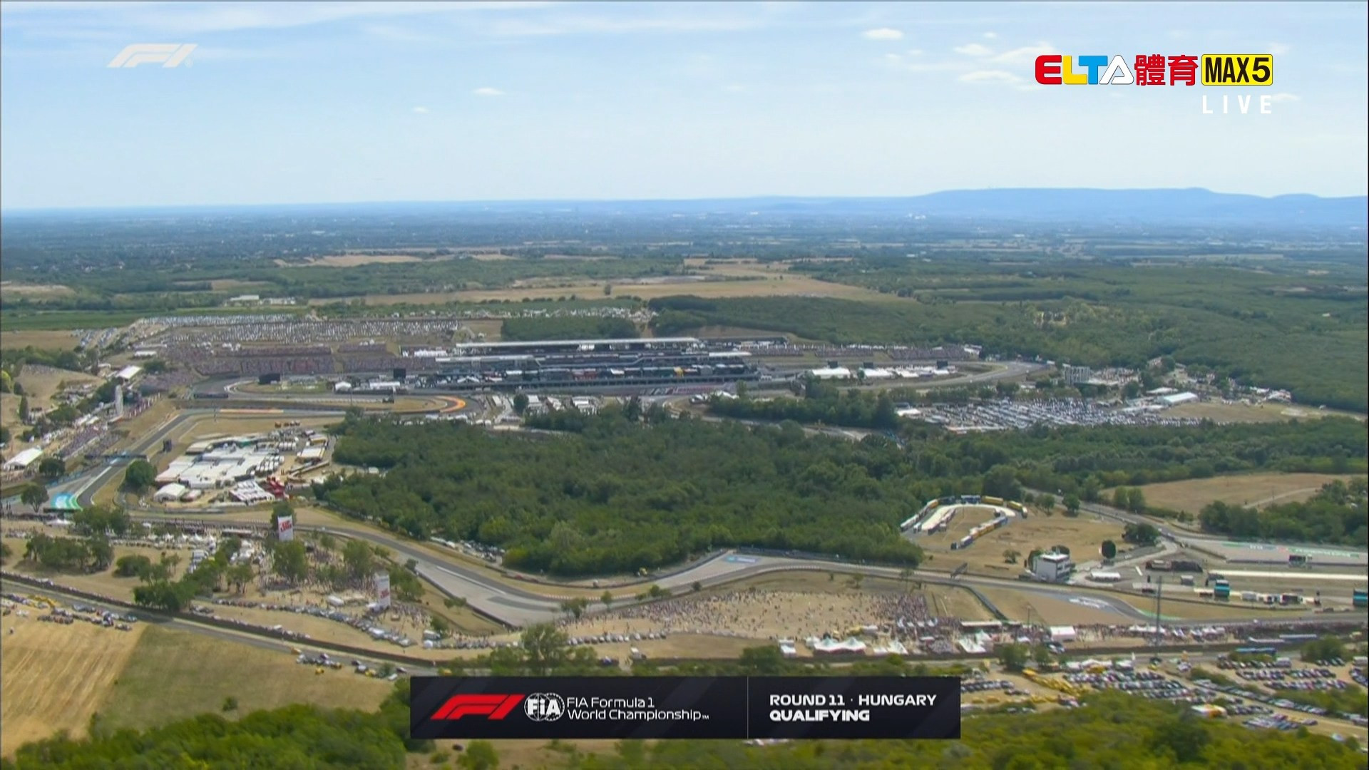 7/25 F1 匈牙利站 排位賽 (英文解說原音)