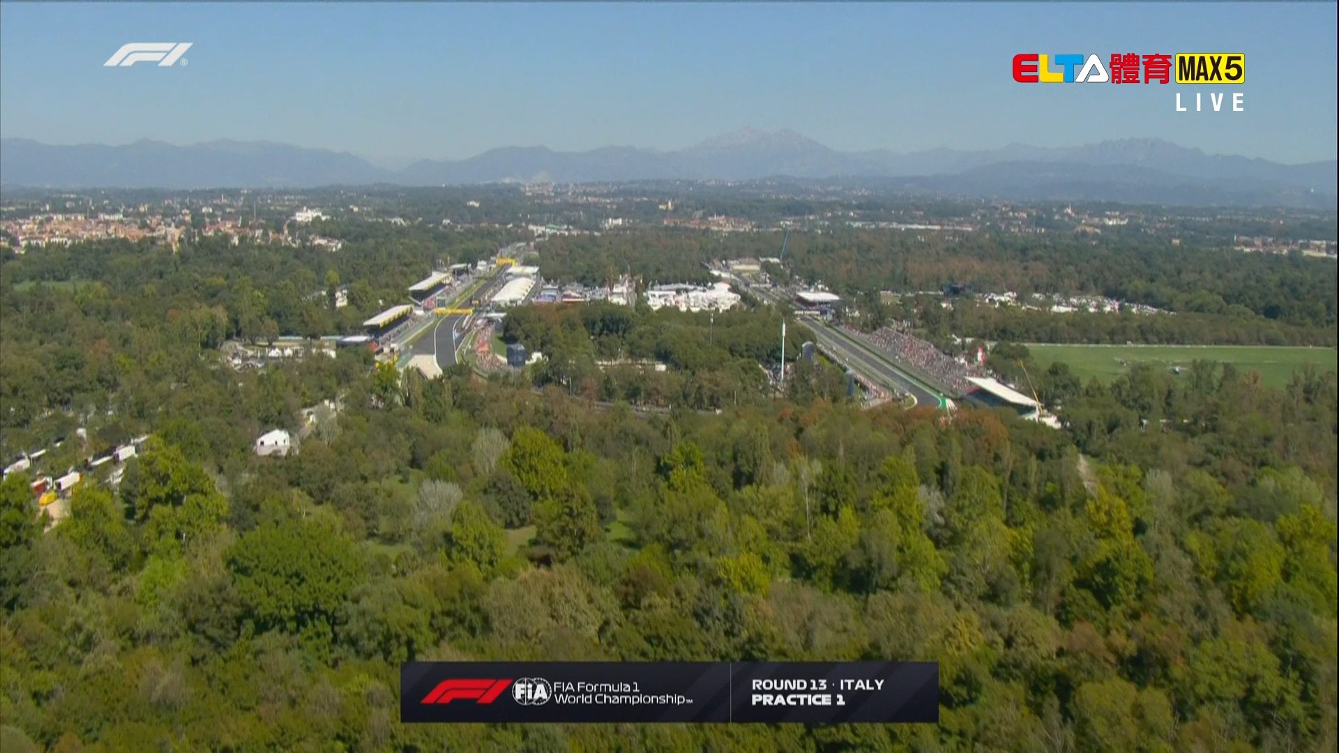 9/4 F1 義大利站 第1節自由練習 (英文解說原音) 