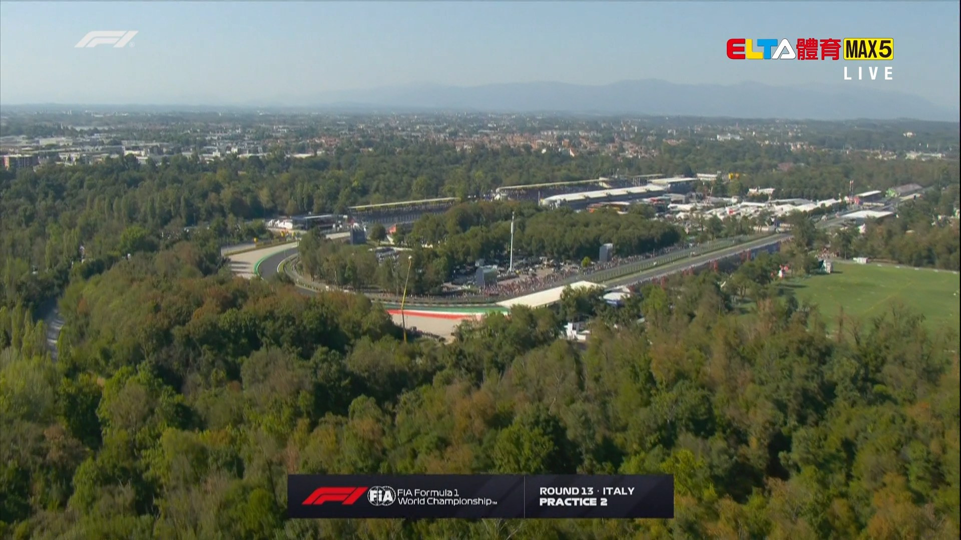9/4 F1 義大利站 第2節自由練習 (英文解說原音)