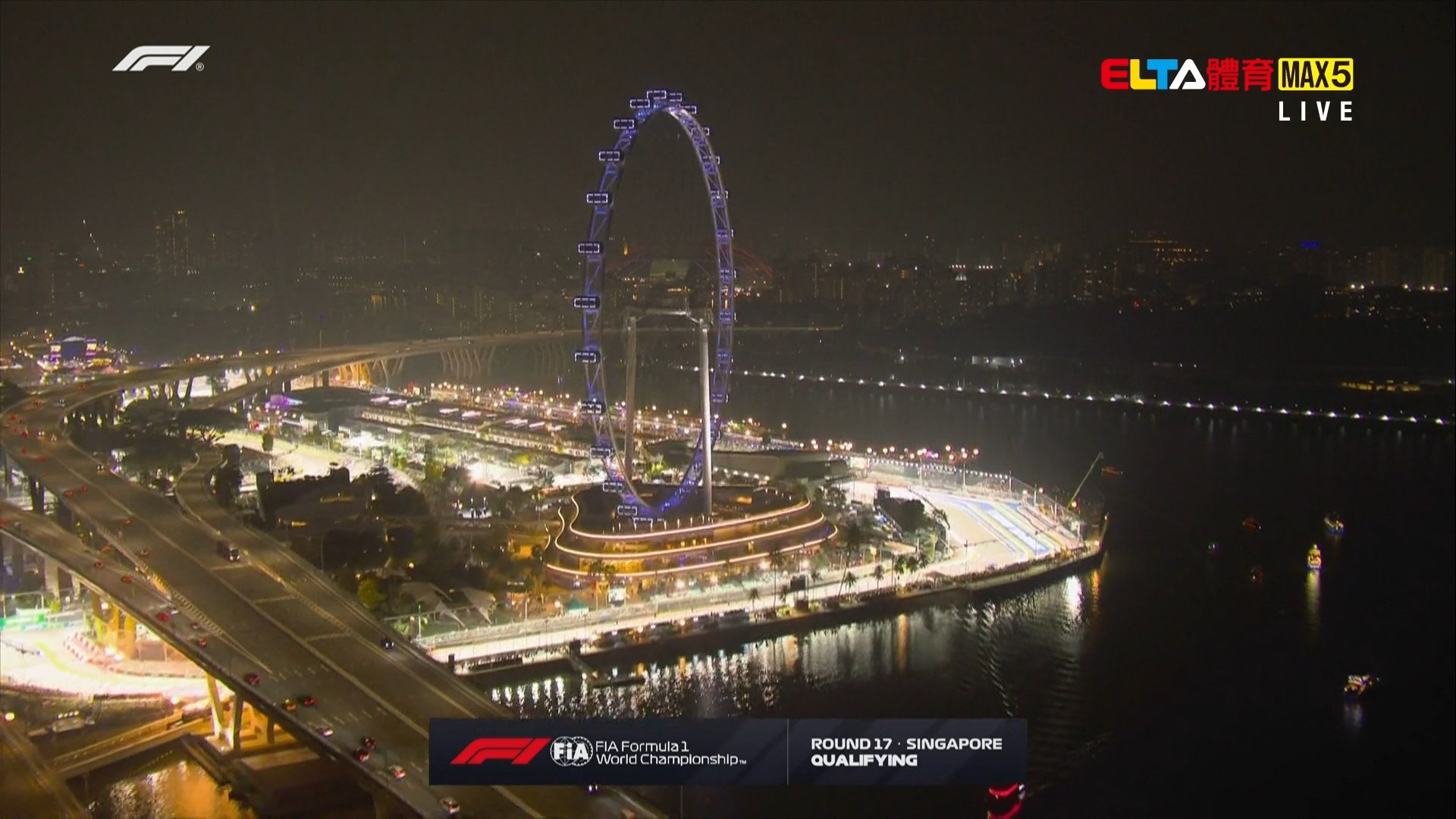10/10 F1 新加坡站 排位賽 (英文解說原音)