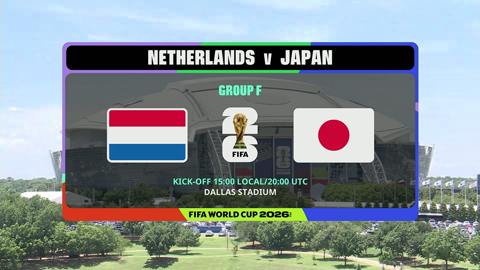6/15 荷蘭 VS 日本 F組第一輪 (加長無廣告版)
