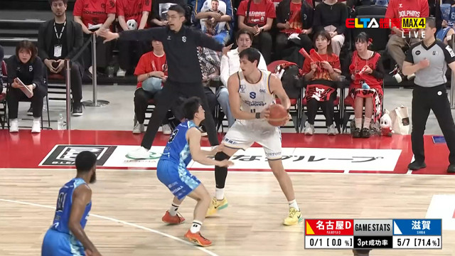 4/19 日本職業籃球B.League 滋賀湖泊 VS 名古屋鑽石海豚(原音)