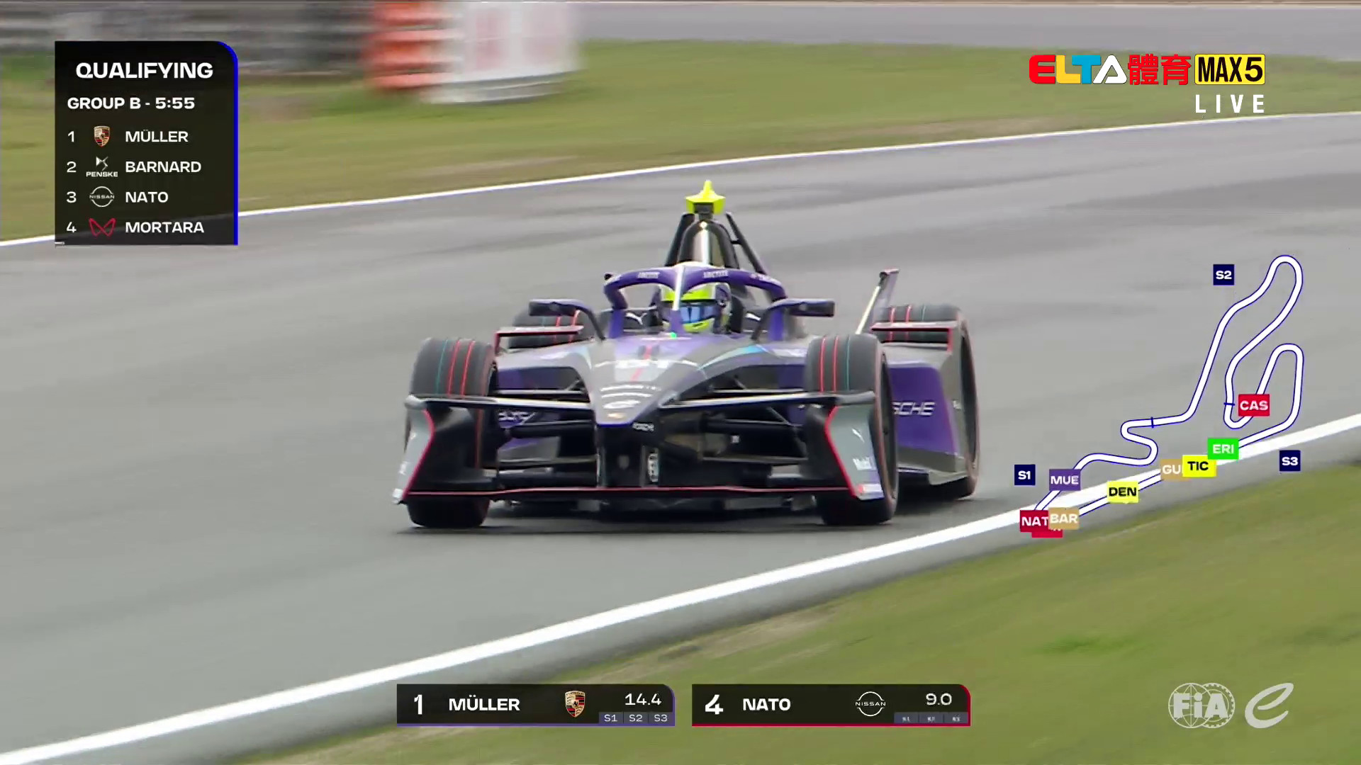 3/21 FE電動方程式賽車 馬德里站 排位賽(英文講評原音)