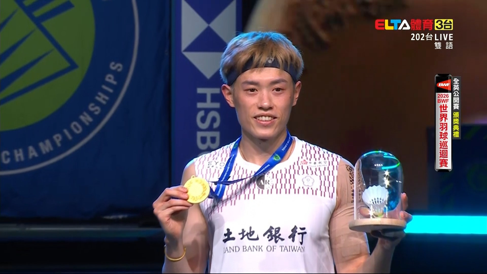 3/8 BWF 全英公開賽 林俊易對SEN 男單決賽