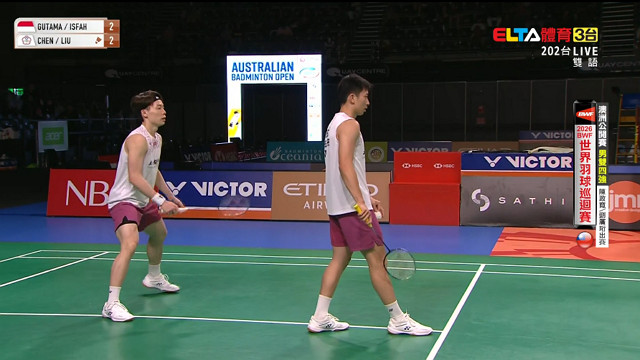 6/13 BWF 澳洲公開賽 陳政寬/劉廣珩 四強(下)