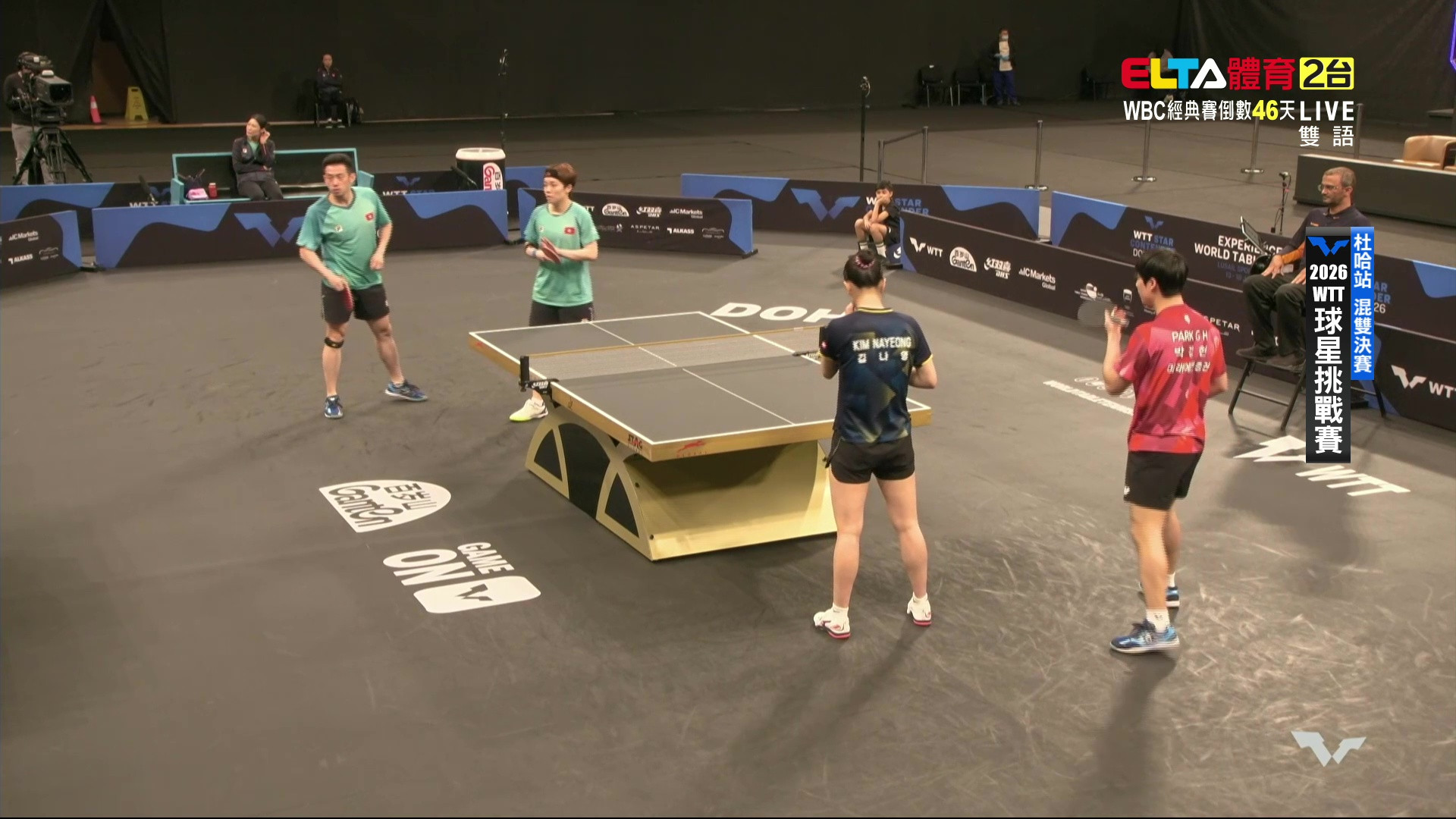 1/18 WTT球星挑戰賽 杜哈站 混雙決賽