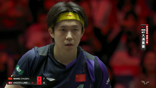 2/26 WTT大滿貫賽 新加坡站 單打16強/混雙四強