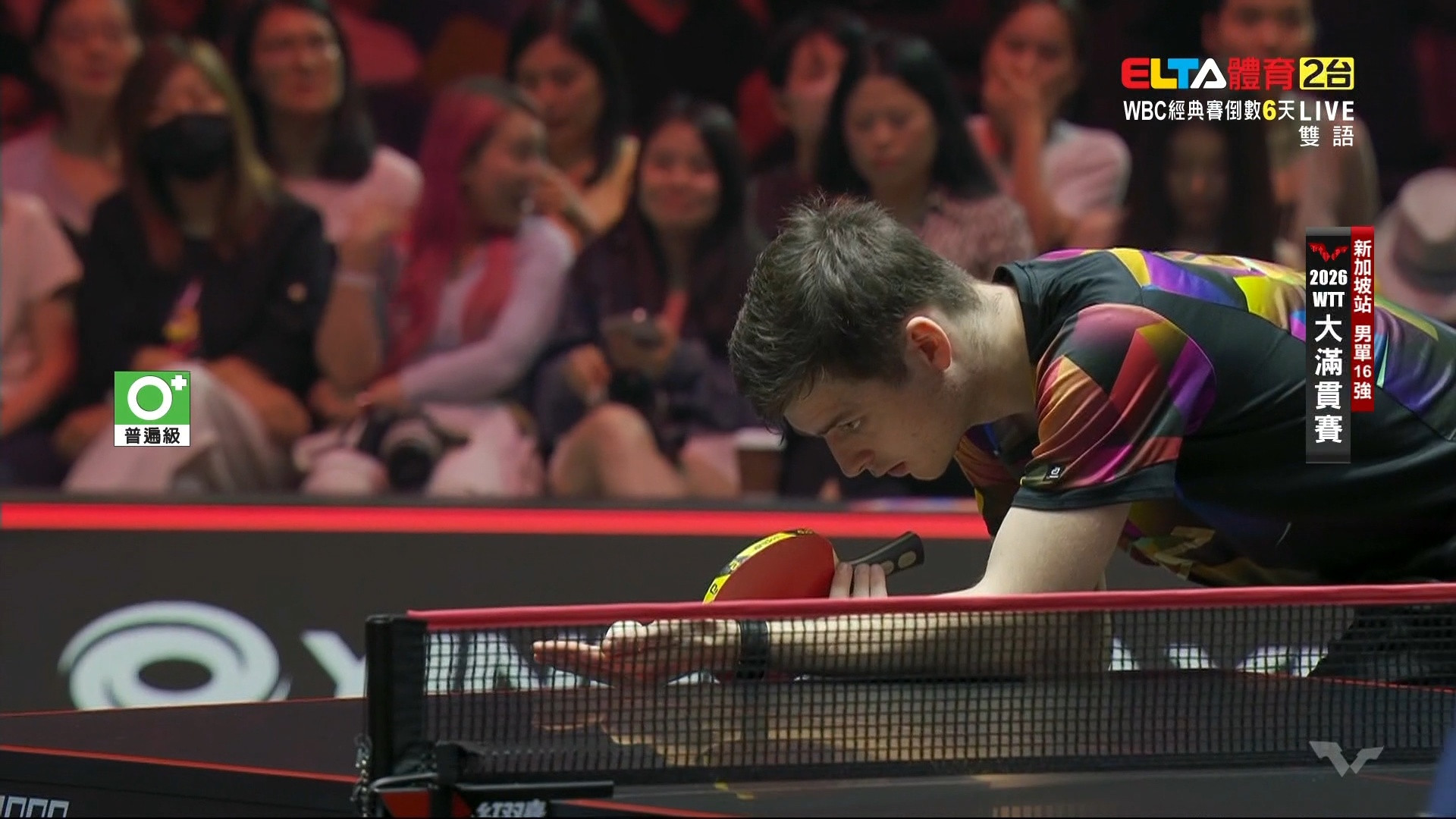 2/27 WTT大滿貫賽 新加坡站 單打16強