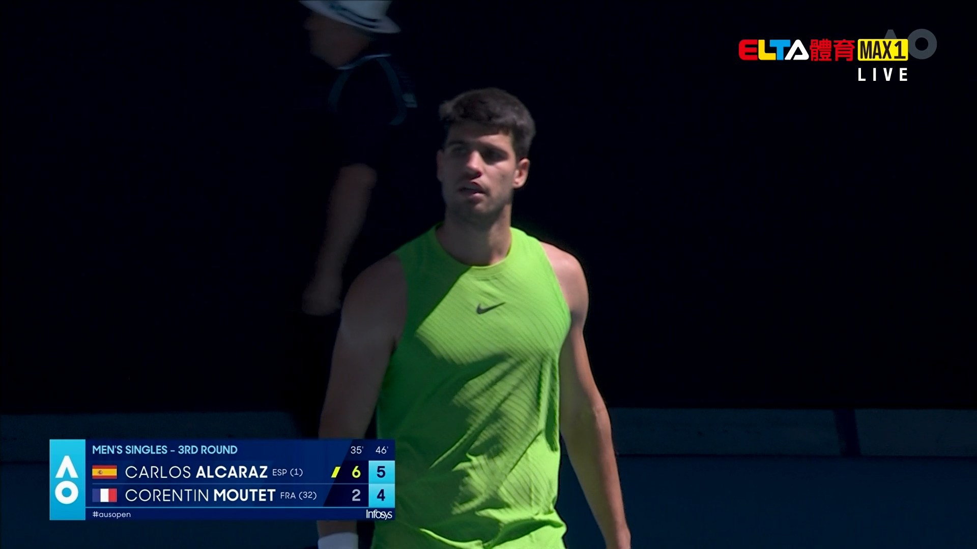 1/23 澳網 第6日 國際訊號1 上 (原音)