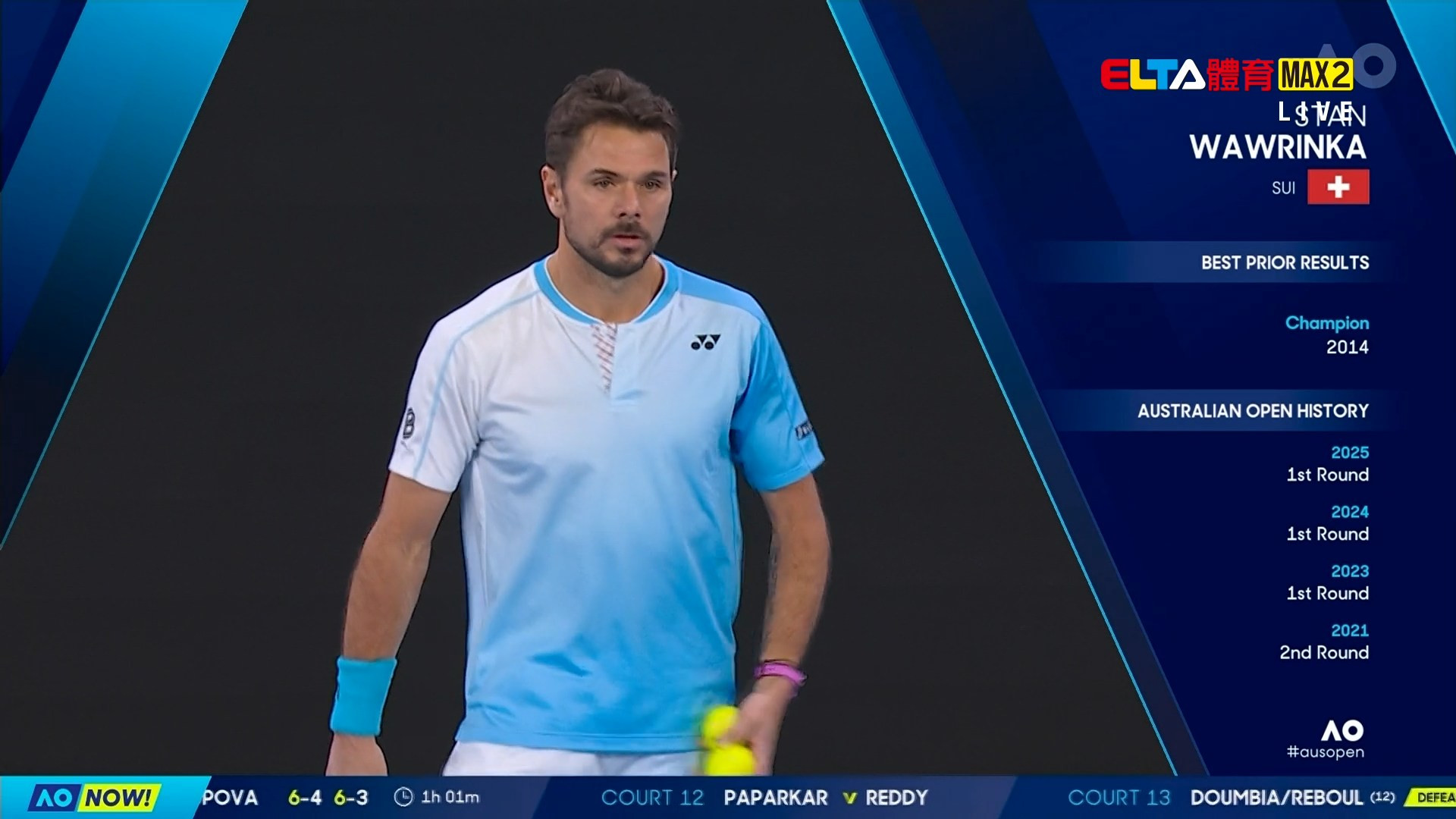 1/24 澳網 第7日 國際訊號2 下 (原音)