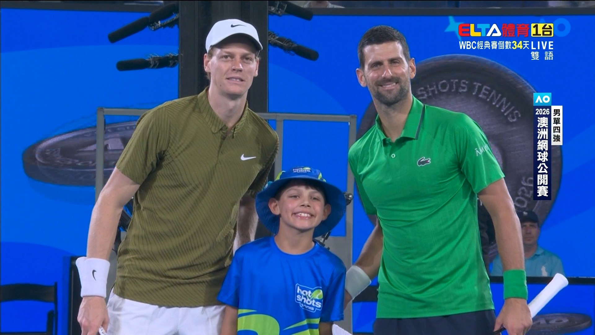 1/30 澳網 男單四強 Djokovic對Sinner