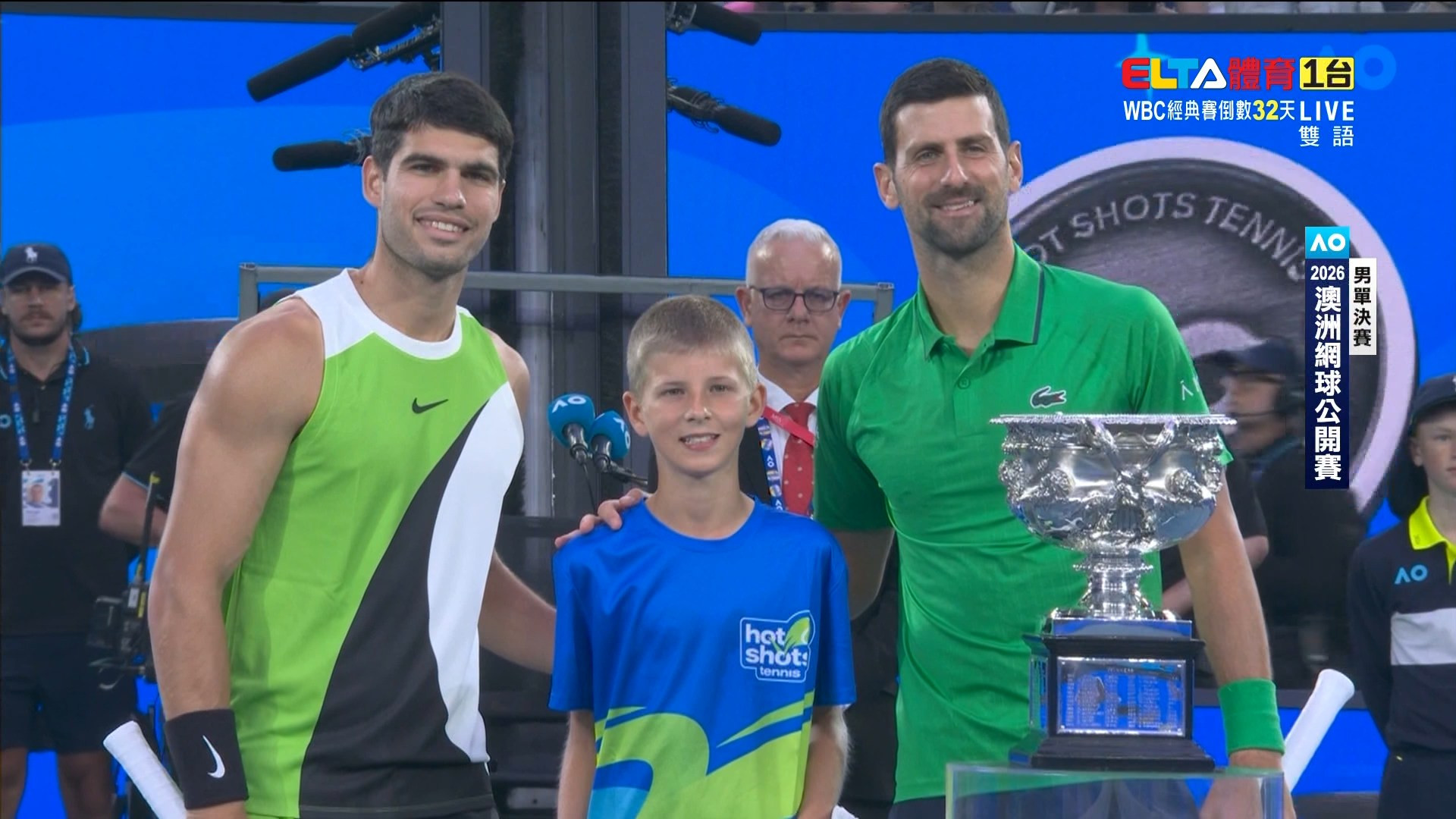 2/1 澳網 男單決賽 Alcaraz對Djokovic