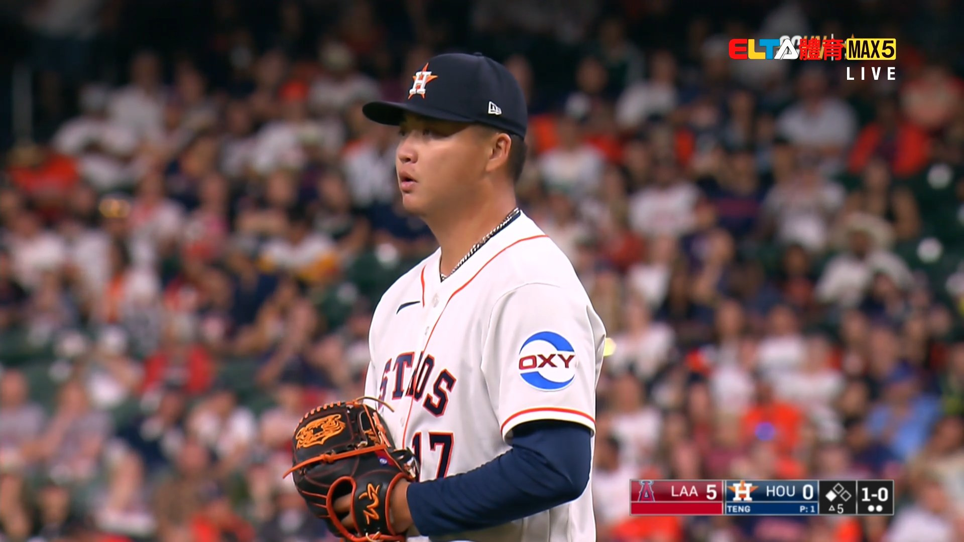 3/29 MLB 天使 VS 太空人 鄧愷威中繼勝投 例行賽(原音)