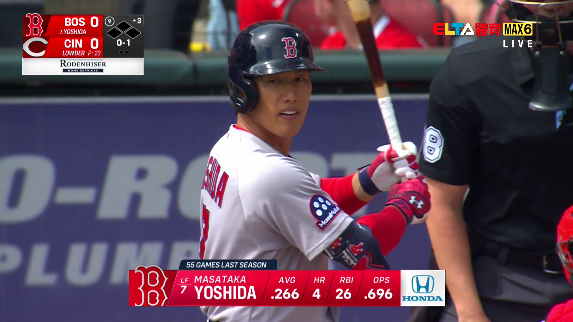 3/30 MLB 紅襪 VS 紅人(原音)