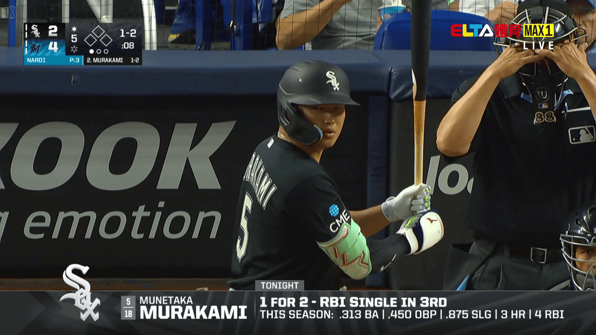 4/1 MLB 白襪 VS 馬林魚(原音)