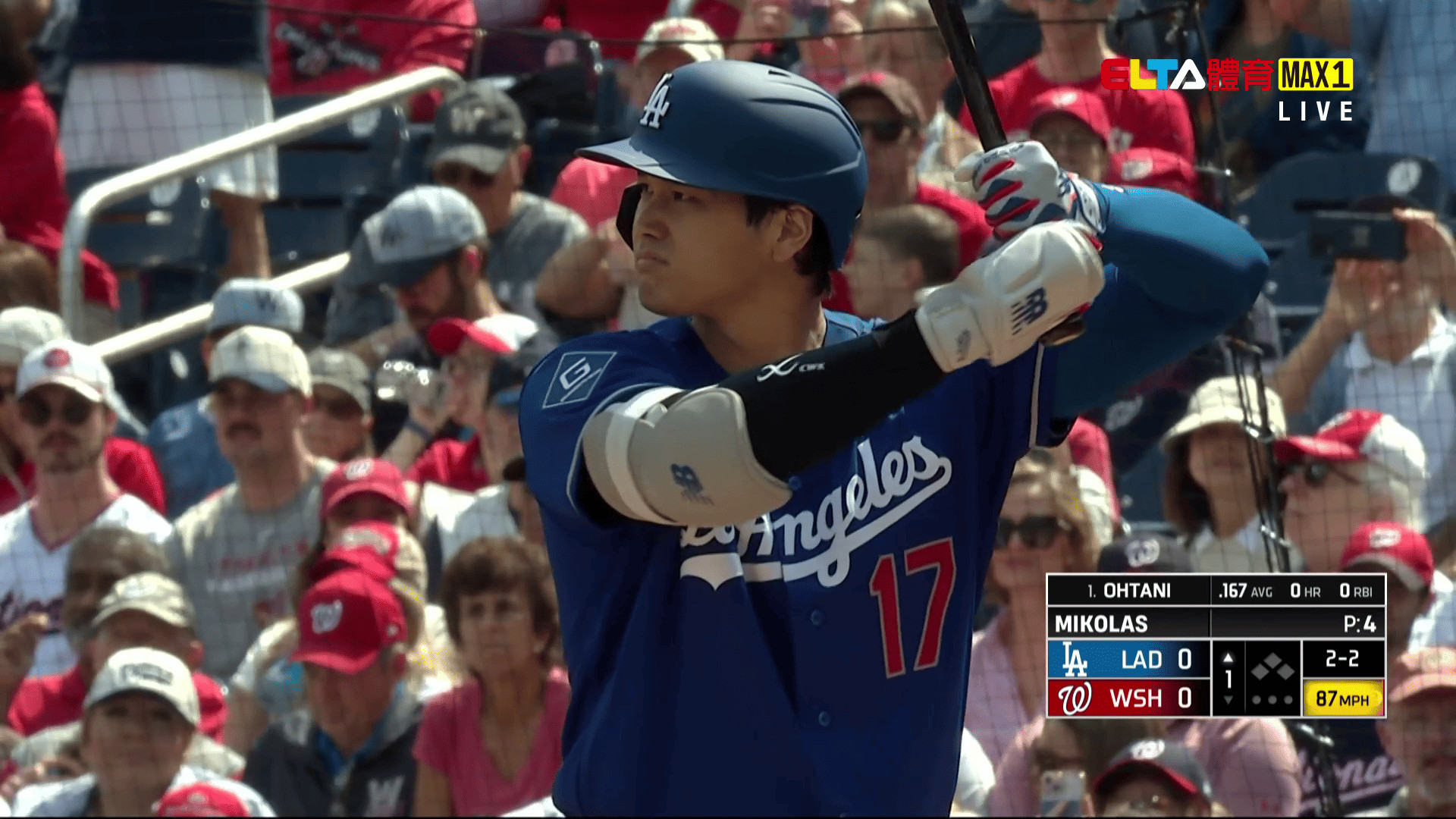 4/4 MLB 道奇 VS 國民