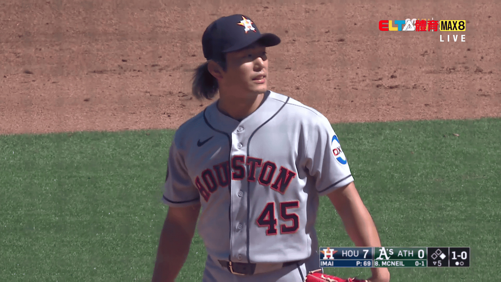 4/5 MLB 太空人 VS 運動家 鄧愷威中繼(原音)