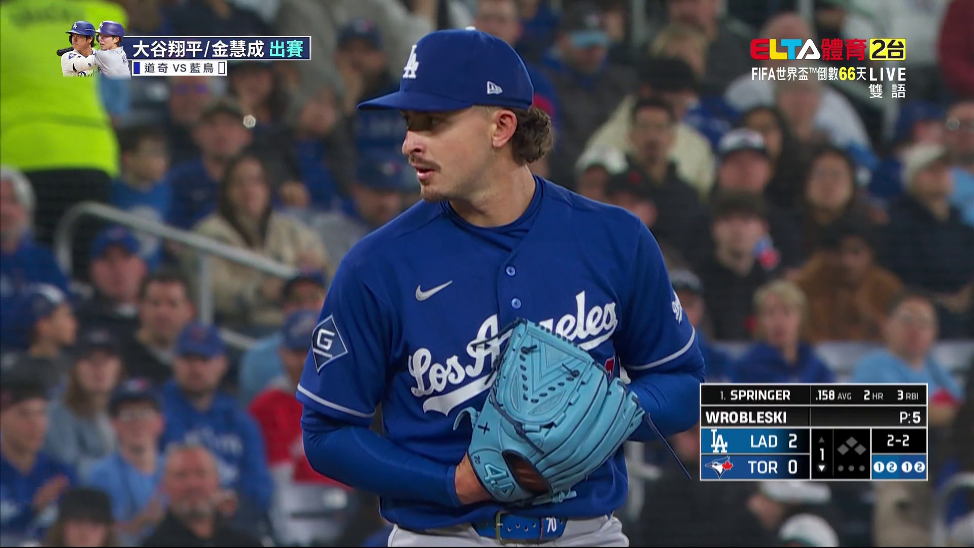 4/7 MLB 道奇 VS 藍鳥