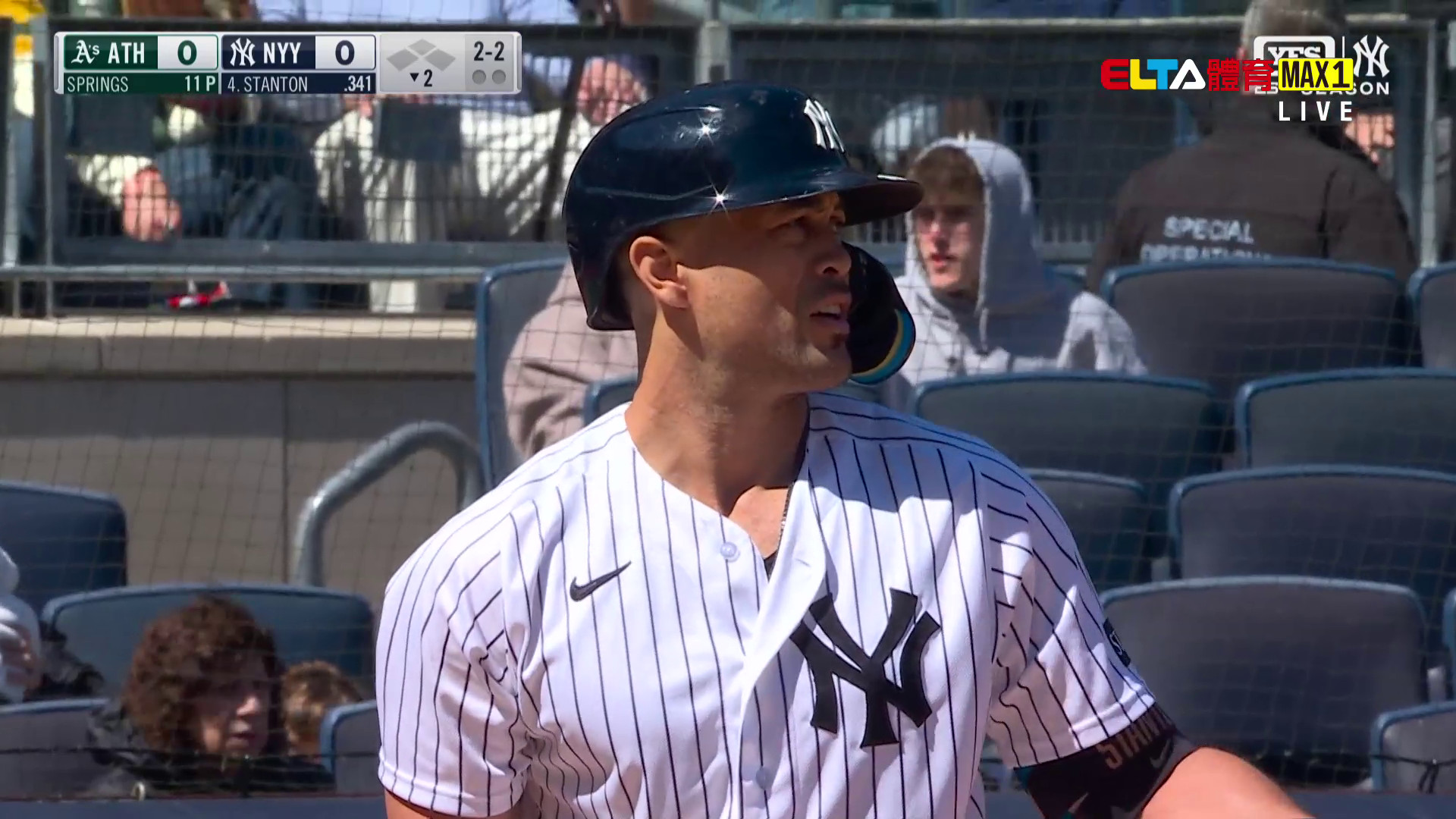 4/10 MLB 運動家 VS 洋基(原音)