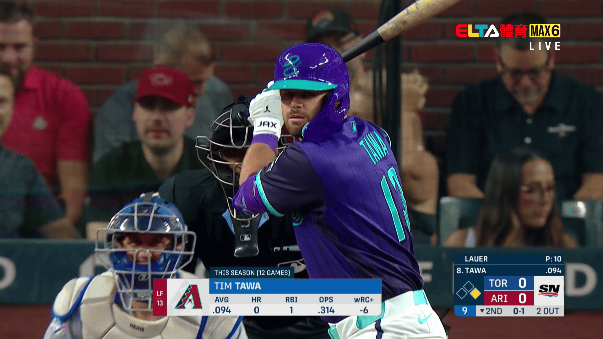 4/18 MLB 藍鳥 VS 響尾蛇(原音)