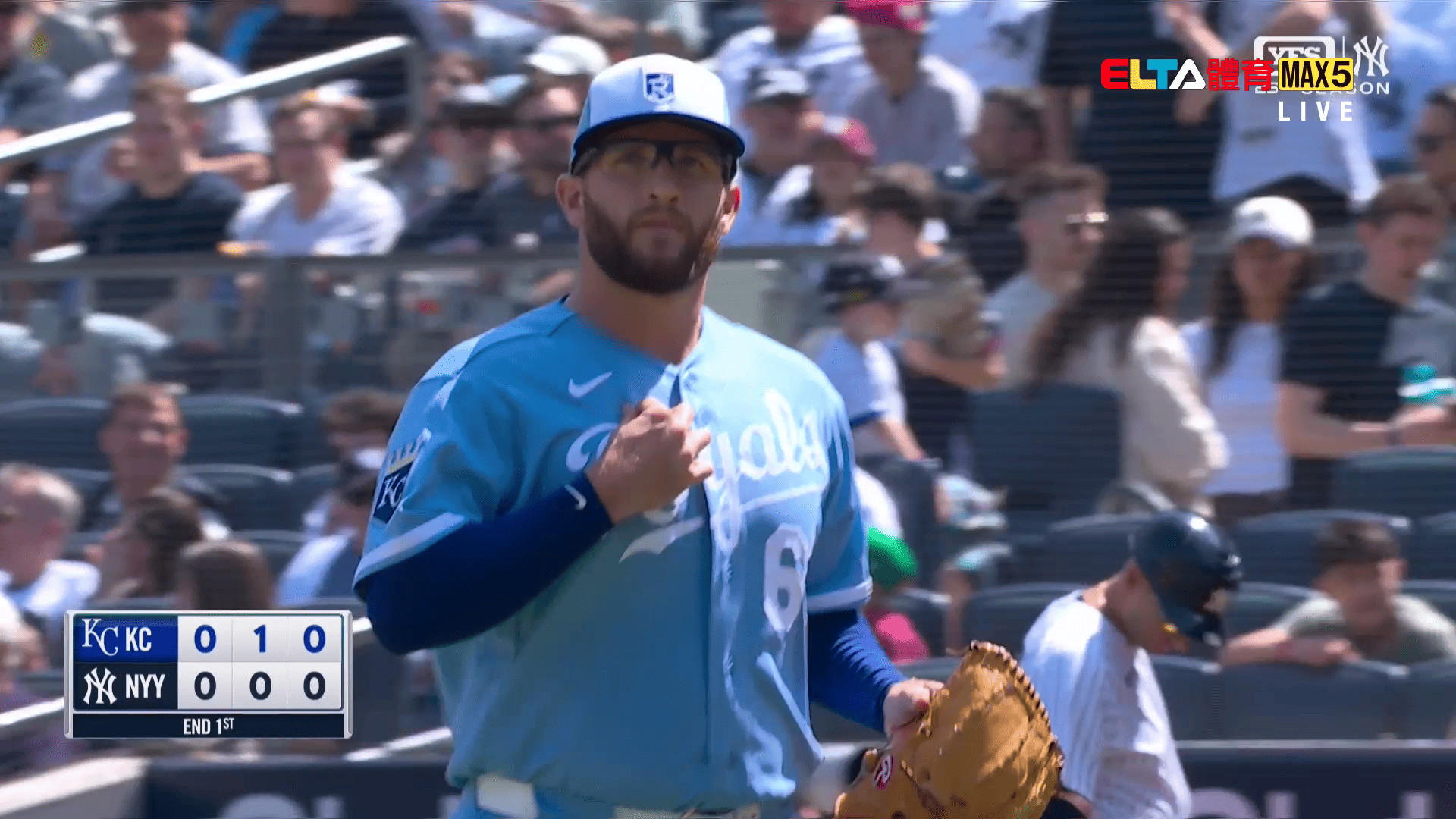 4/19 MLB 皇家 VS 洋基(原音)