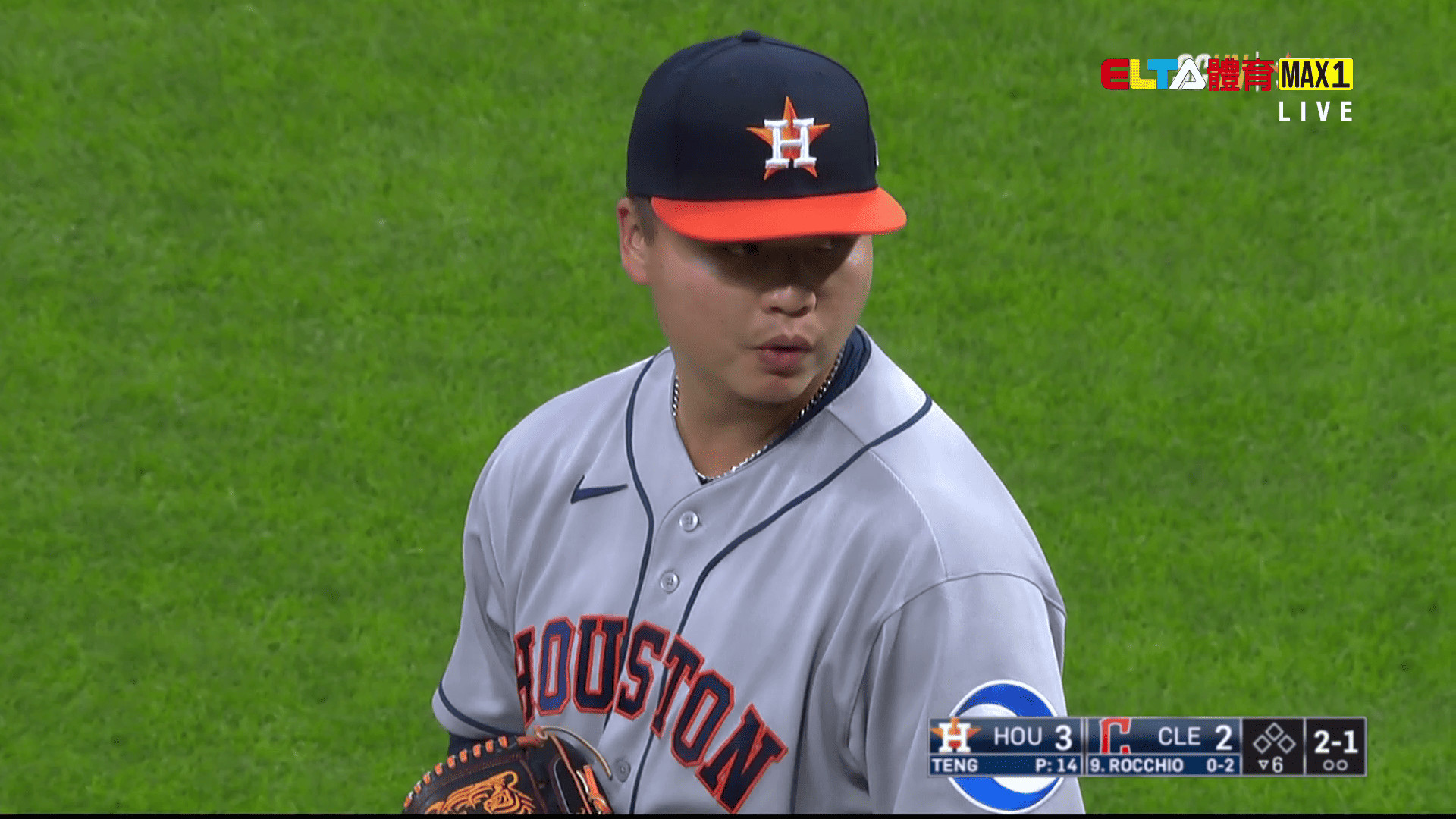 4/22 MLB 太空人 VS 守護者 鄧愷威中繼(原音)