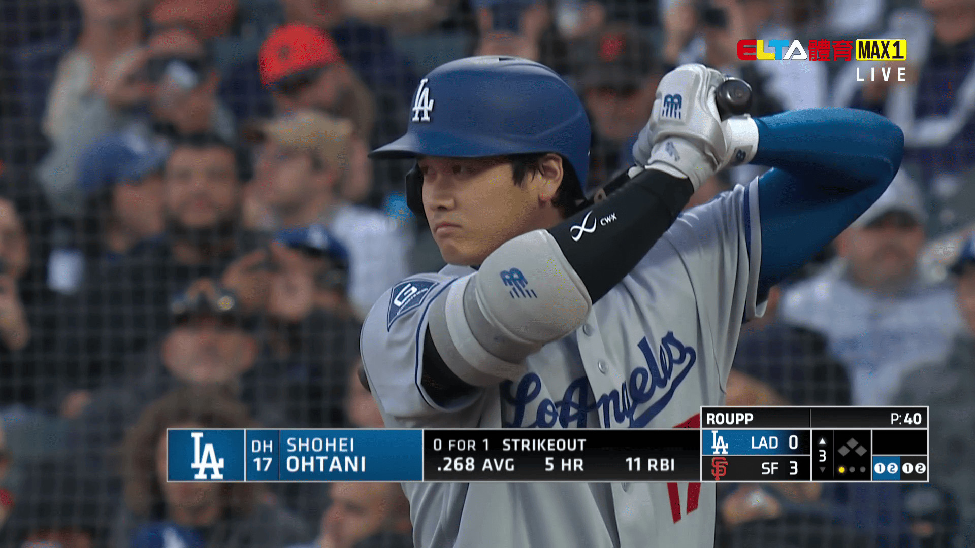 4/22 MLB 道奇 VS 巨人(原音)