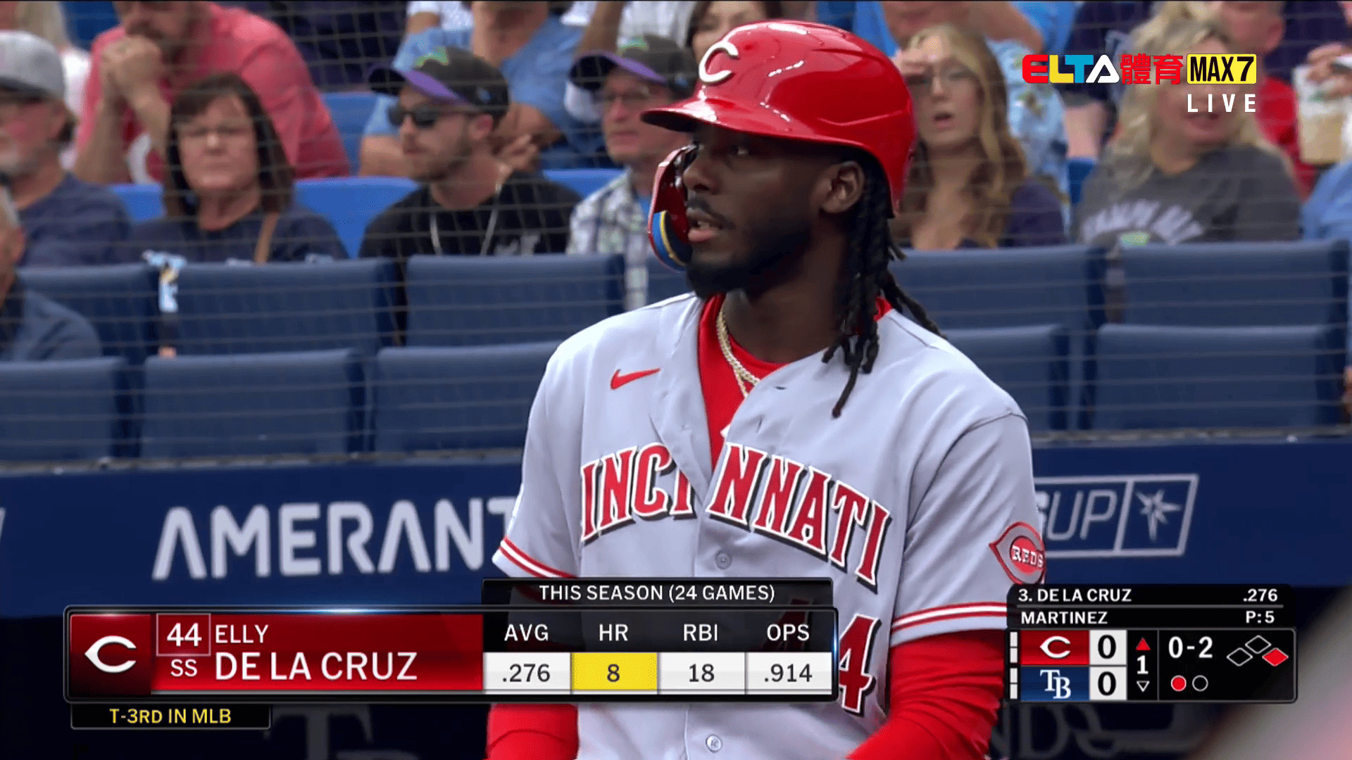 4/23 MLB 紅人 VS 光芒(原音)