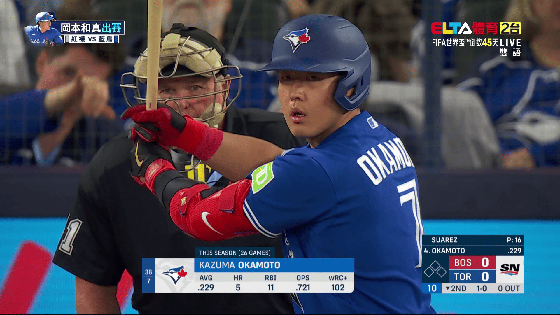 4/28 MLB 紅襪 VS 藍鳥
