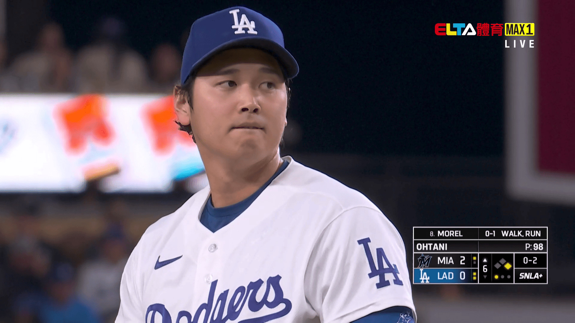 4/29 MLB 馬林魚 VS 道奇 大谷翔平登板先發(原音)