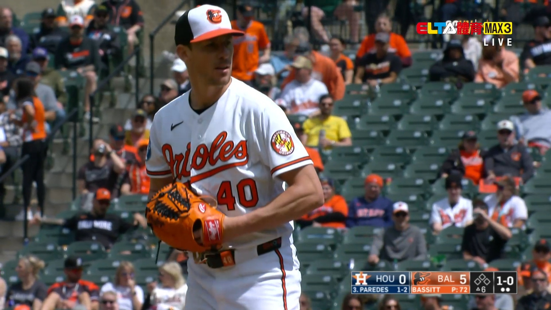 5/1 MLB 太空人 VS 金鶯 雙重賽Game1(原音)