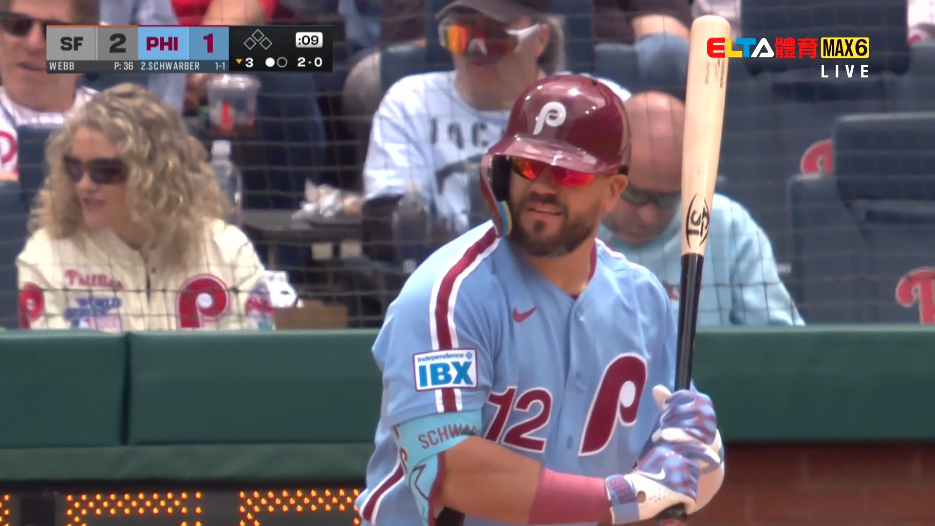 5/1 MLB 巨人 VS 費城人 雙重賽Game1(原音)