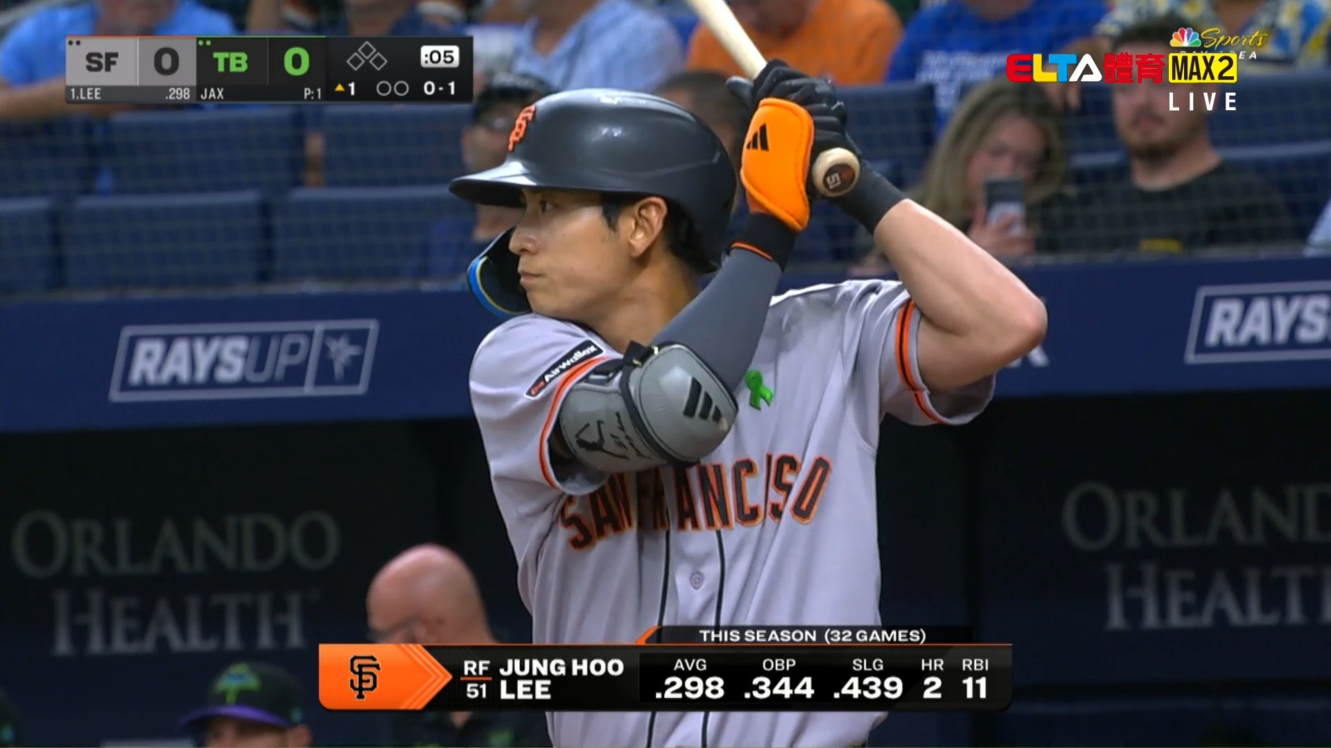 5/3 MLB 巨人 VS 光芒  (原音)