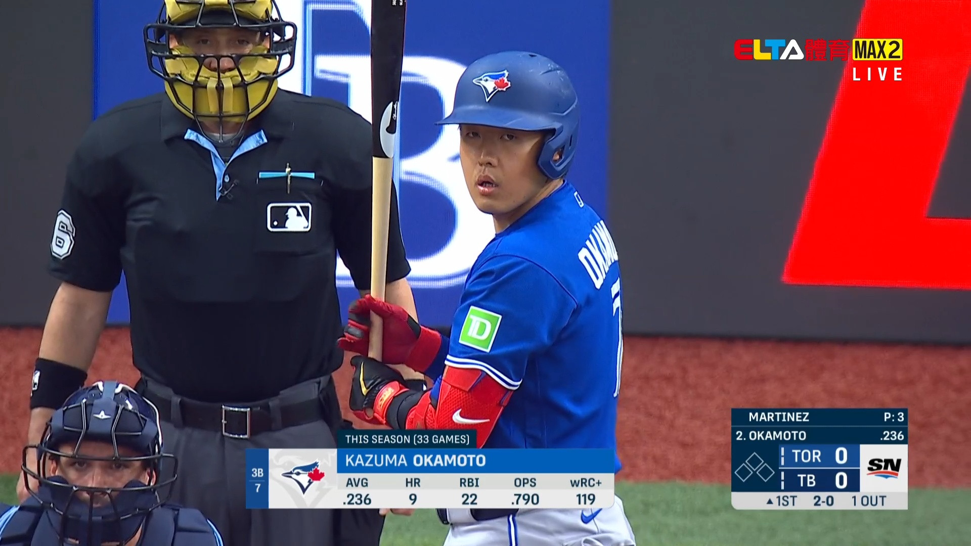 5/5 MLB 藍鳥 VS 光芒  (原音)