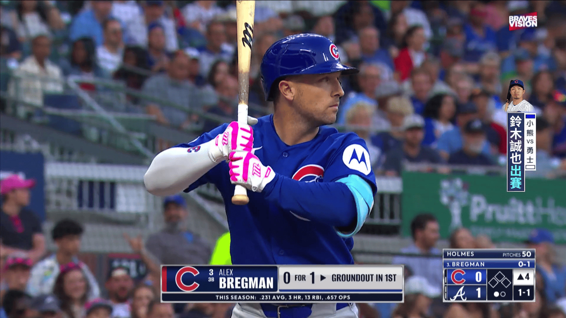5/13 MLB 小熊 VS 勇士