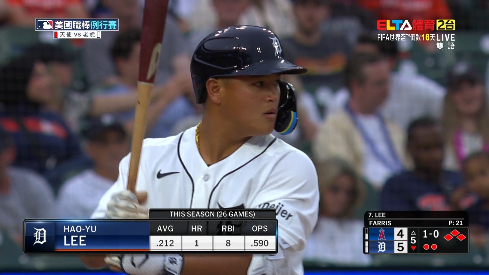 5/27 MLB 天使 VS 老虎