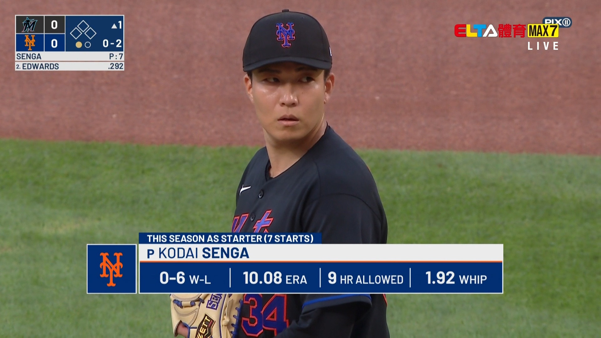 8/1 馬林魚 VS 大都會 (原音)