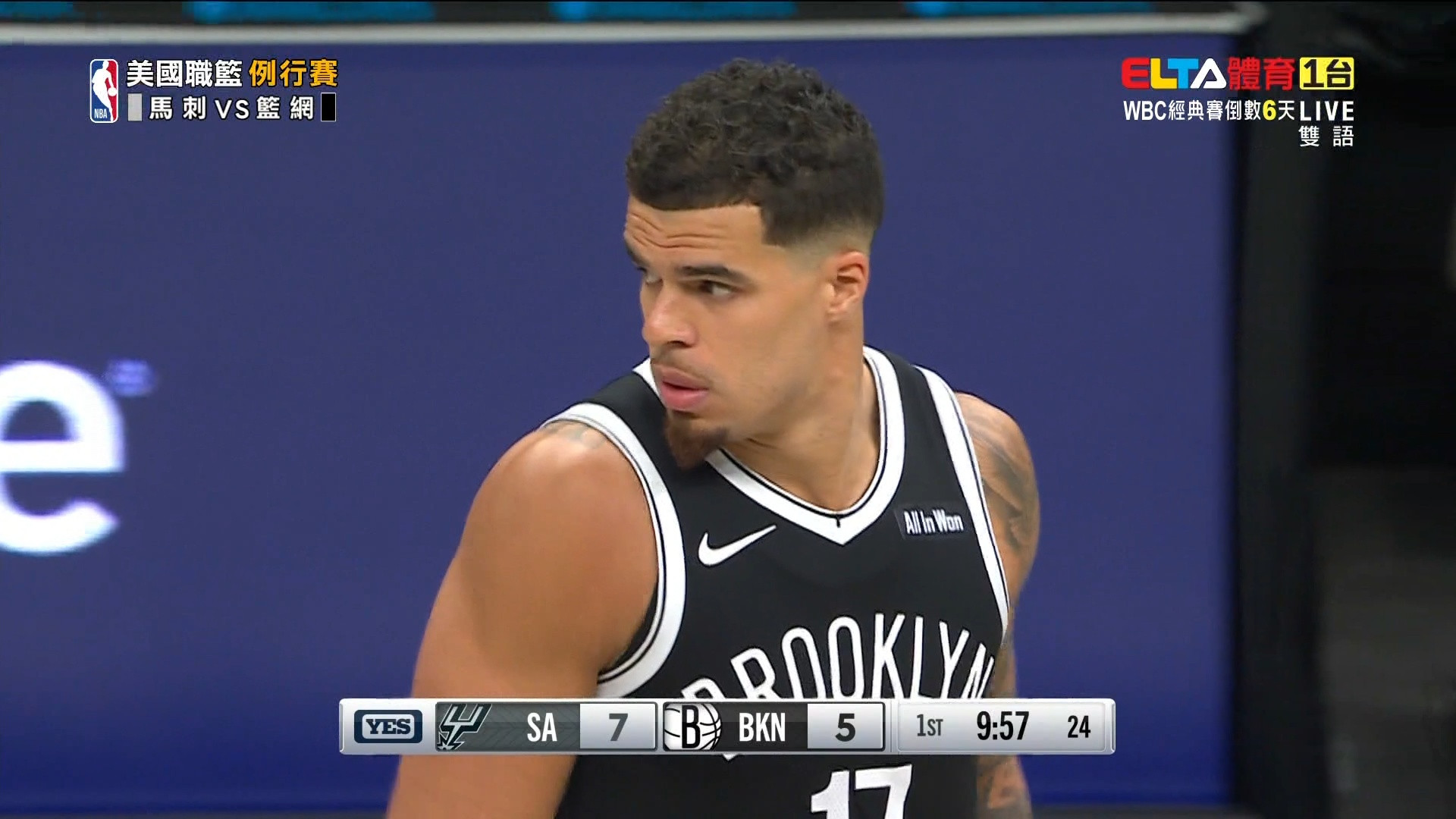 2/27  NBA 馬刺 VS 籃網 例行賽